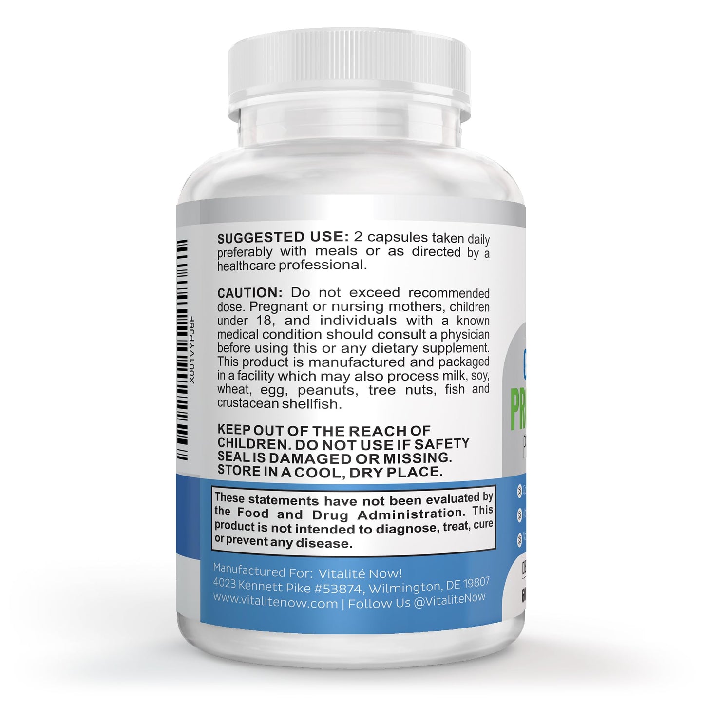 Premium Probiotic plus Ultimate Prebiotic - Gut Biome Builder & Restoration - 4.4 Bn CFU - Best for Women & Men - Bacteria Reaches Intestine within Hours - dailyvitalstore