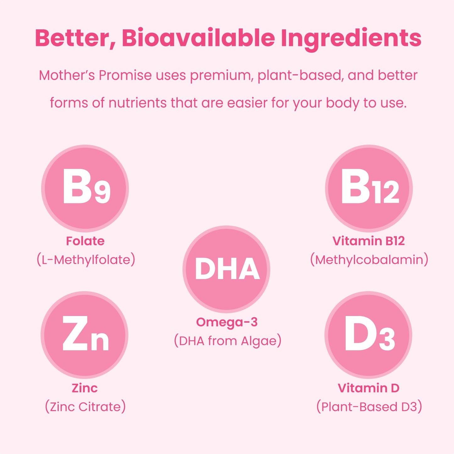 Prenatal Vitamin Gummies with DHA | Vegan Prenatal Vitamins for Women with Omega 3, Methylfolate, Choline & D3, Pregnancy Vitamins for Fetal Development - dailyvitalstore