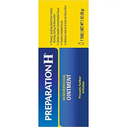 Preparation H Hemorrhoid Ointment, Itching, Burning and Discomfort Relief - 1 Oz Tube - dailyvitalstore