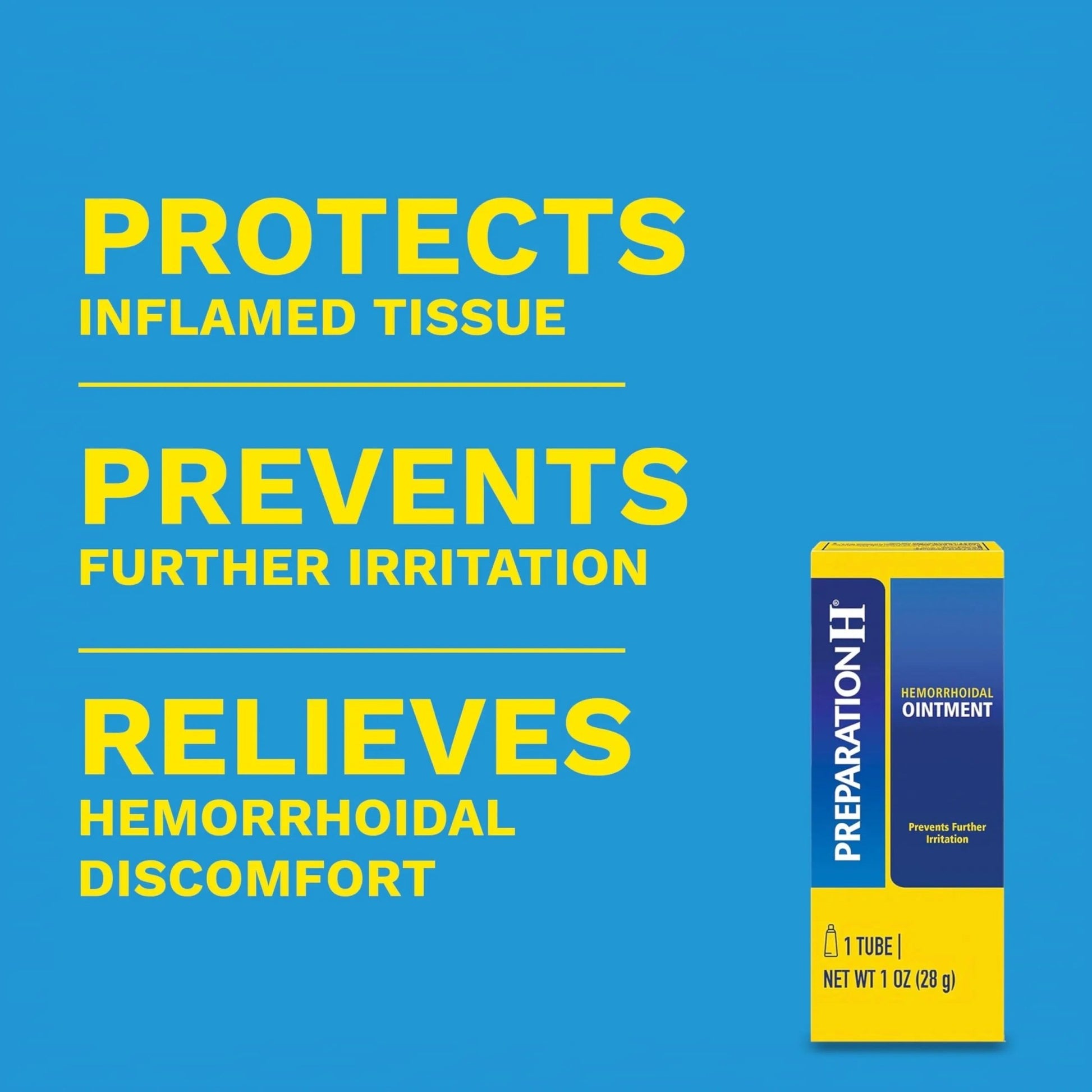 Preparation H Hemorrhoid Ointment, Itching, Burning and Discomfort Relief - 1 Oz Tube - dailyvitalstore