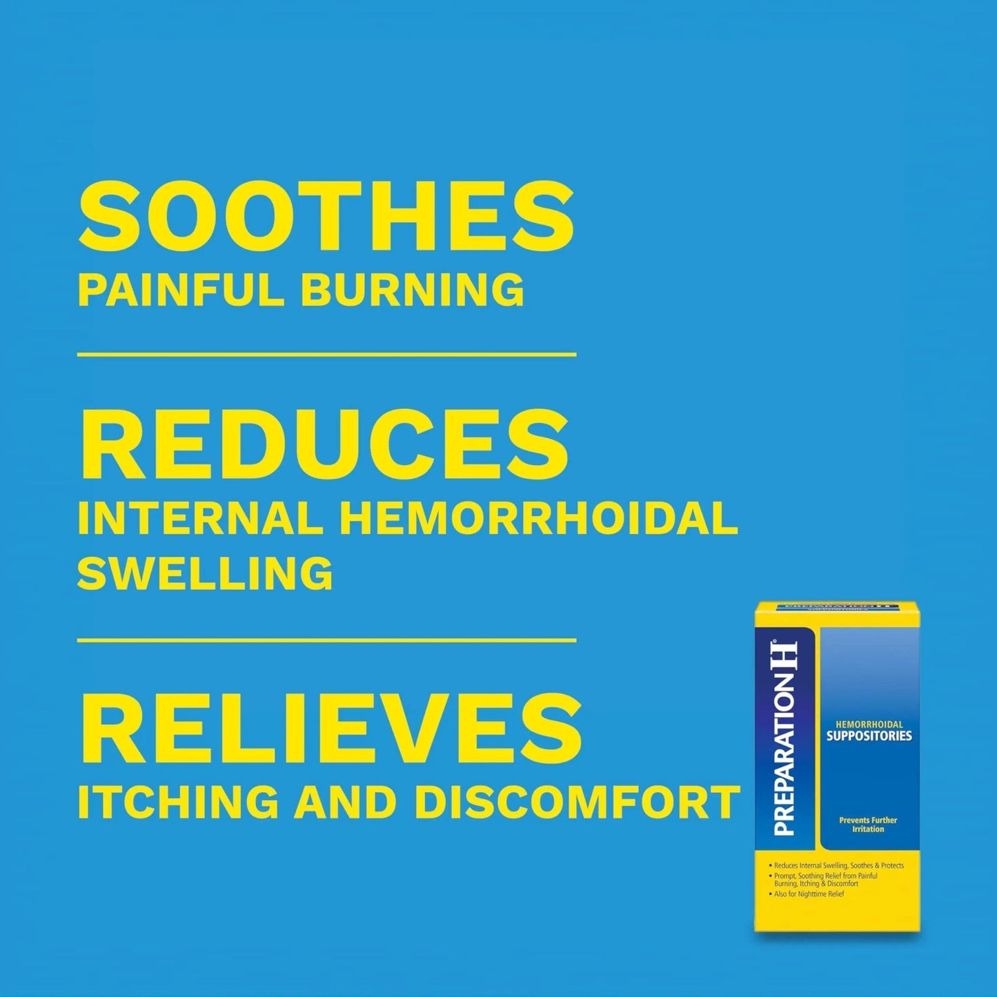 Preparation H Hemorrhoid Suppositories For Itching And Discomfort Relief - 12 Count (Pack of 1) - dailyvitalstore