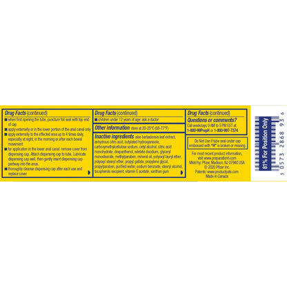 Preparation H Hemorrhoid Symptom Treatment Cream (0.9 Ounce Tube), Maximum Strength Multi-Symptom Pain Relief with Aloe - dailyvitalstore