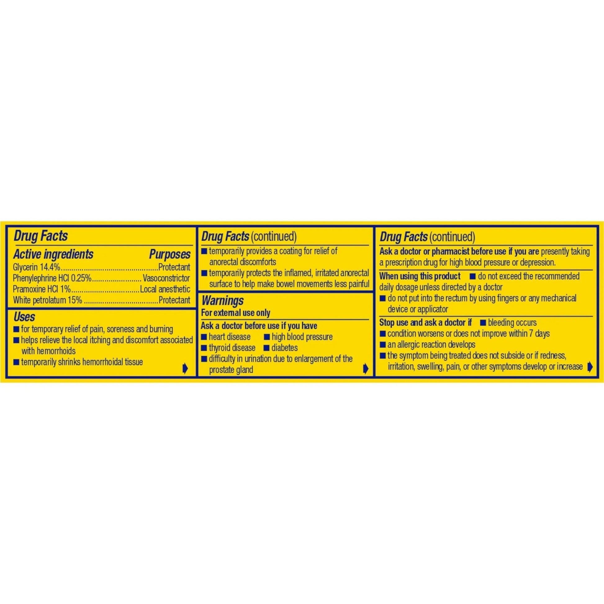 Preparation H Hemorrhoid Symptom Treatment Cream (0.9 Ounce Tube), Maximum Strength Multi-Symptom Pain Relief with Aloe - dailyvitalstore