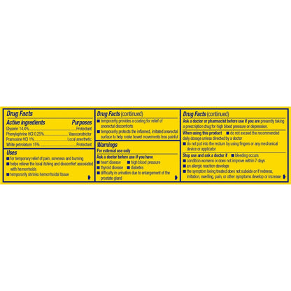 Preparation H Hemorrhoid Symptom Treatment Cream (0.9 Ounce Tube), Maximum Strength Multi-Symptom Pain Relief with Aloe - dailyvitalstore