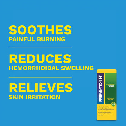 Preparation H Hemorrhoid Symptom Treatment Cream (0.9 Ounce Tube), Maximum Strength Multi-Symptom Pain Relief with Aloe - dailyvitalstore