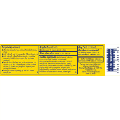 Preparation H Hemorrhoid Symptom Treatment Cream (0.9 Ounce Tube), Maximum Strength Multi-Symptom Pain Relief with Aloe - dailyvitalstore