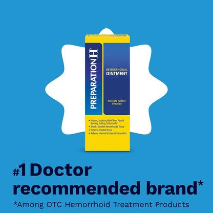 PREPARATION H Hemorrhoid Symptom Treatment Ointment, Itching, Burning & Discomfort Relief, Tube (2.0 Ounce) - dailyvitalstore