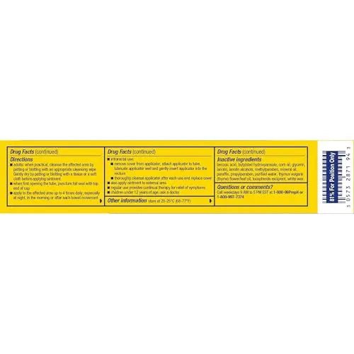 PREPARATION H Hemorrhoid Symptom Treatment Ointment, Itching, Burning & Discomfort Relief, Tube (2.0 Ounce) - dailyvitalstore