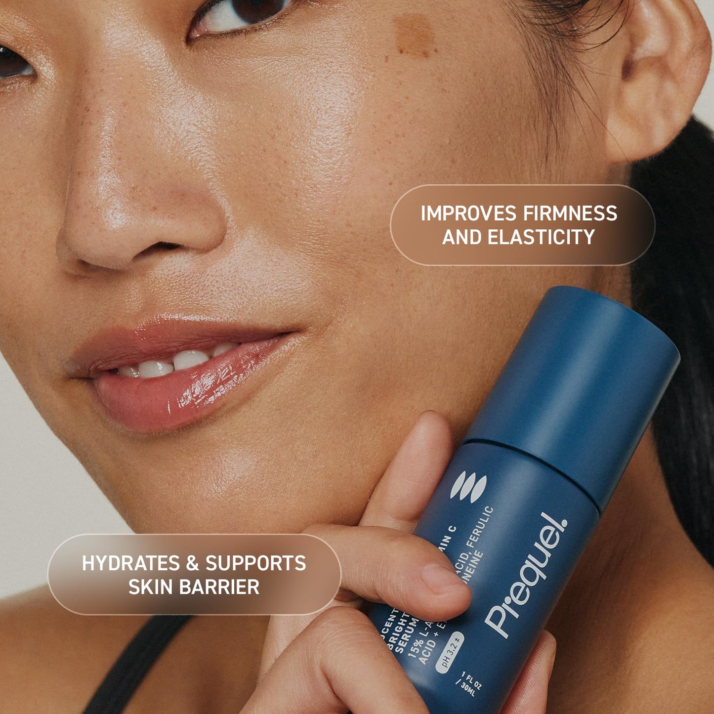 Prequel Skin Lucent-C, Vitamin C Serum for Face. Professional Facial L-Ascorbic Acid, Ferulic Acid Formula with Niacinamide. - dailyvitalstore