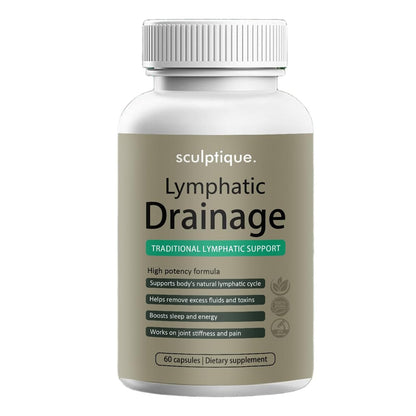 pressurepal Sculptique Lymphatic Drainage Capsules, New Maximum Potency Formula with Dandelion Extract, Cleavers Extract - Supports Cellulite Reduction, Lymphatic Drainage, 60 Capsules (1pcs) - dailyvitalstore