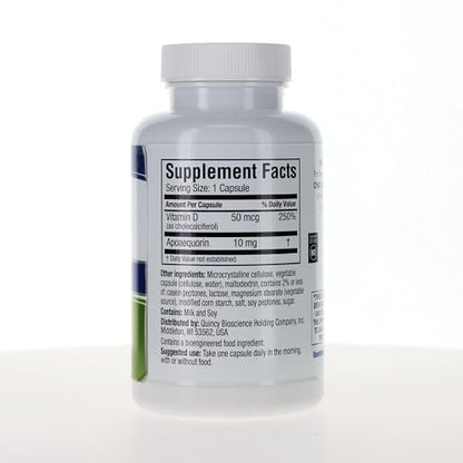 Prevagen Regular Strength - 60 Capsules (2 Month Supply) | Formulated for Your Brain | 10mg of Apoaequorin Plus Vitamin D3 - dailyvitalstore