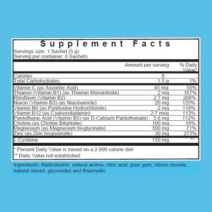 Previia – Pre-Drink Supplement | Nutrients Before Social Drinking | Cysteine, Choline, B-Complex, Magnesium, VIT C | Lemon Flavor | Soluble Drink | 6 Doses | Feel Better After Drinking - dailyvitalstore