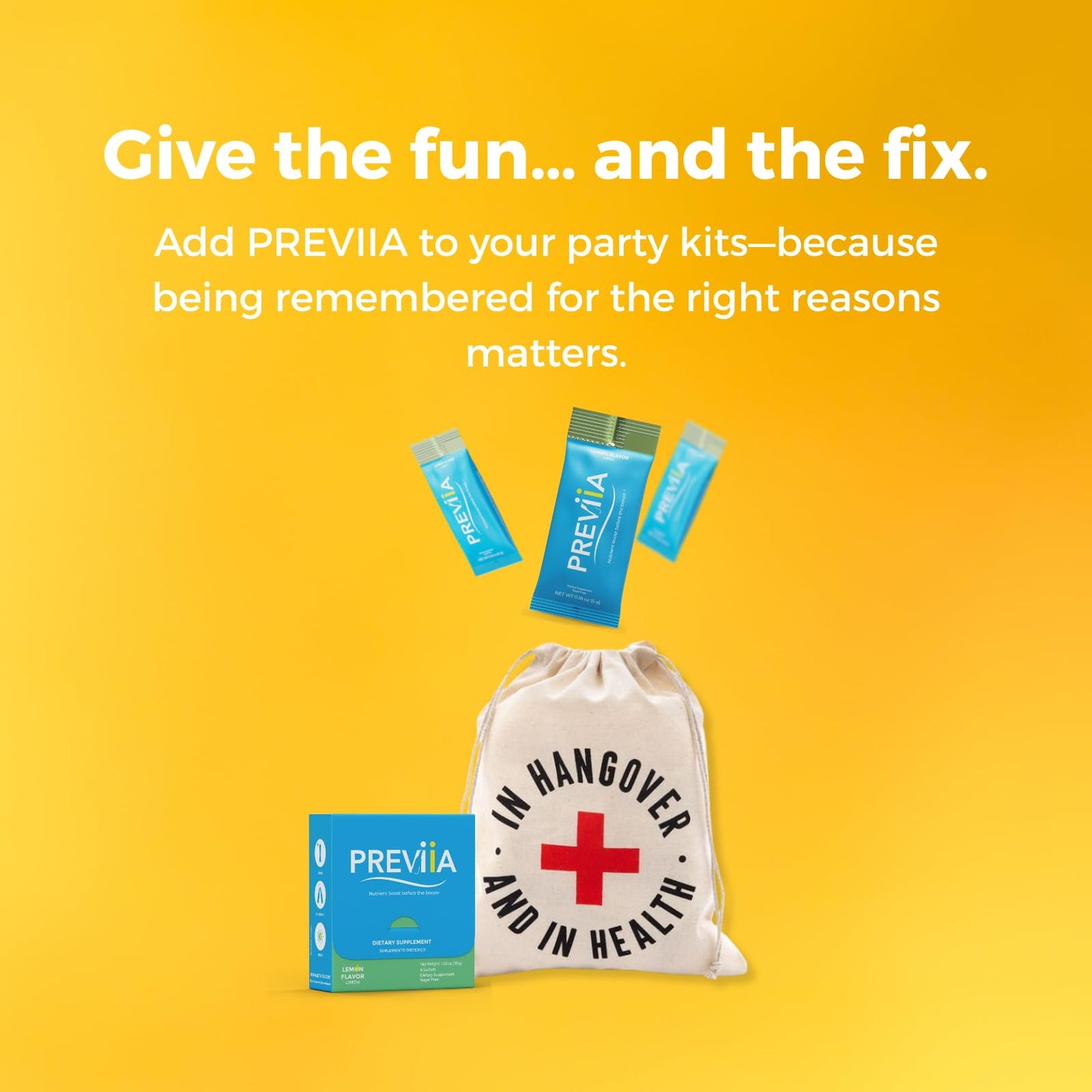 Previia – Pre-Drink Supplement | Nutrients Before Social Drinking | Cysteine, Choline, B-Complex, Magnesium, VIT C | Lemon Flavor | Soluble Drink | 6 Doses | Feel Better After Drinking - dailyvitalstore