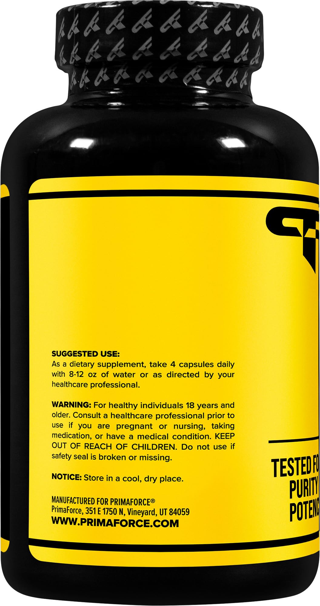 Primaforce Creatine Monohydrate Capsules - 240 Capsules, 3,000mg per Serving, Gluten Free and Non-GMO - dailyvitalstore