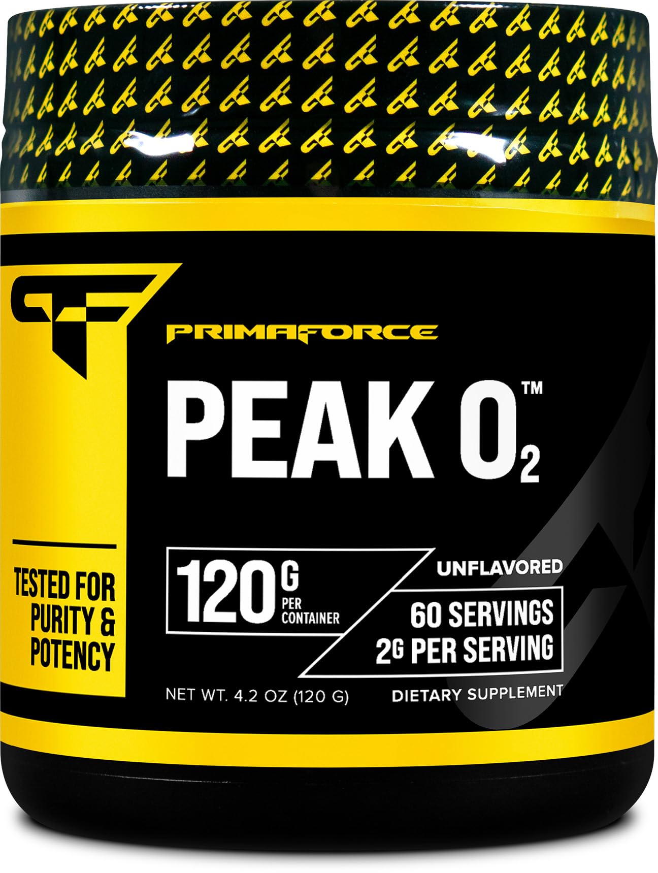 PrimaForce Peak O2 Workout Supplement, 120 Grams - Proprietary Blend, Non-GMO, Vegan and Gluten Free - dailyvitalstore