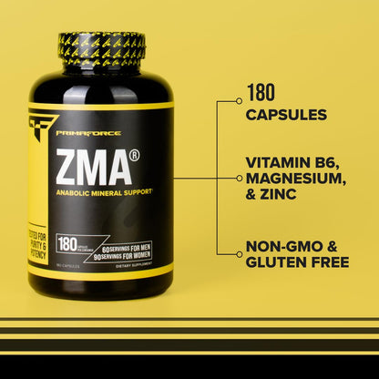 Primaforce ZMA Dietary Supplement, 180 Capsules - dailyvitalstore