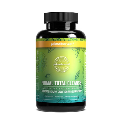 Primal Harvest Full Body Detox Cleanse, Liver,Kidney,Gut,Bowel,Intestinal, & Stomach Cleanse, 60 Count Bottle - dailyvitalstore
