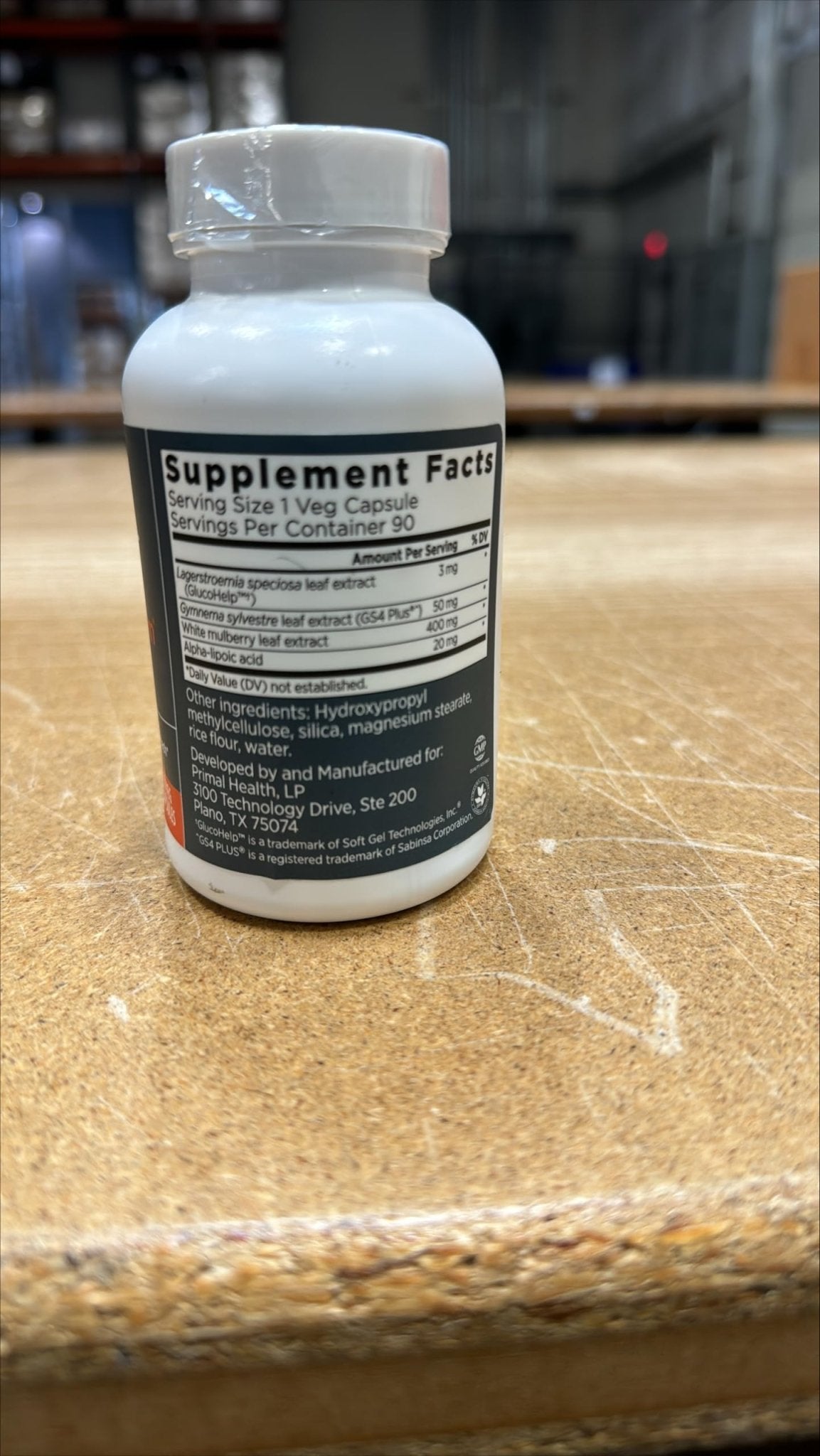 Primal Labs GlucoBurn Support Supplement with White Mulberry Leaf Extract and Alpha Lipoic Acid, 90 Veg capsules - dailyvitalstore