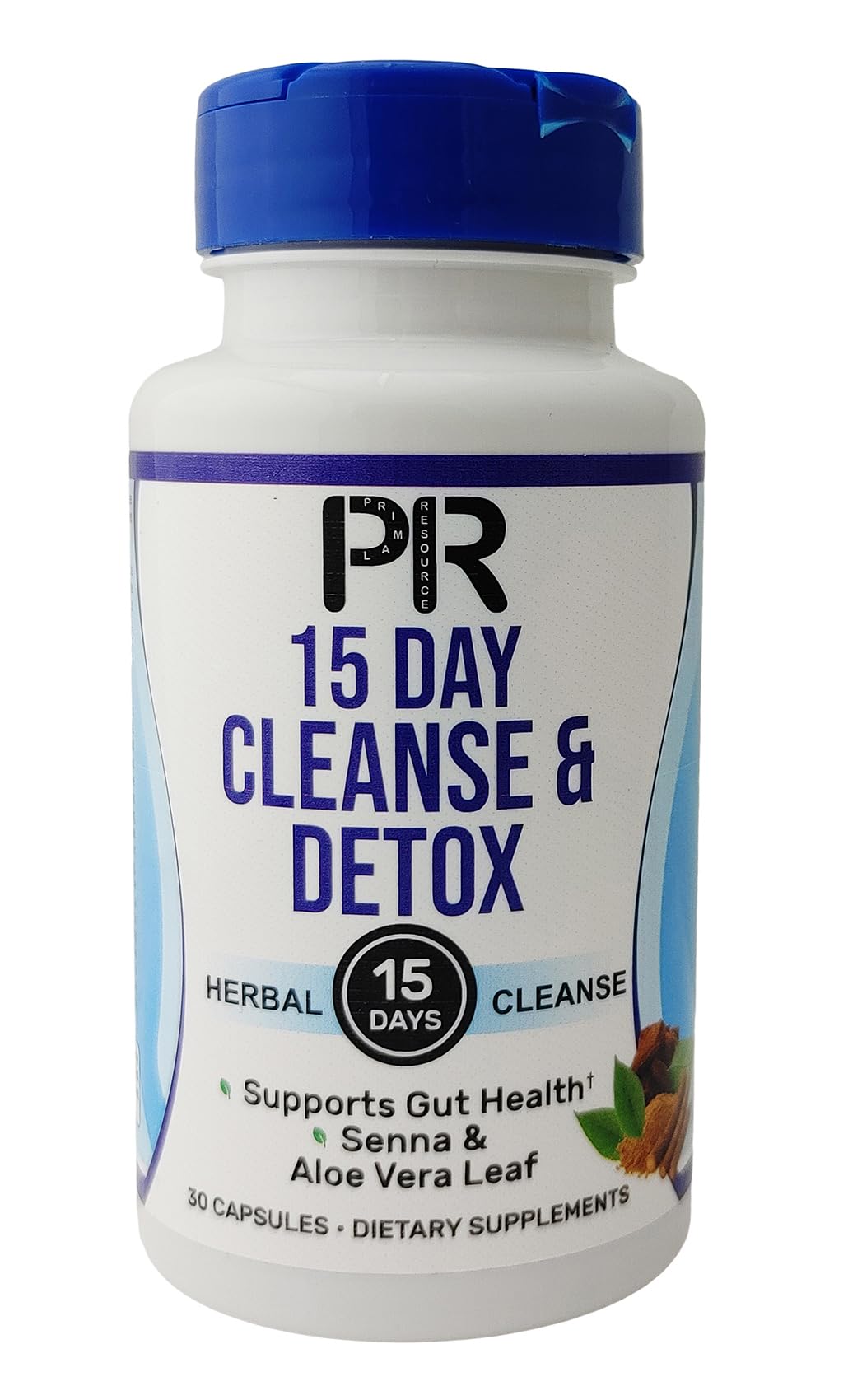 PRIMAL RESOURCE 15 Day Cleanse & Detox – Supports Digestive Health, Regularity & Gut Cleanse –Herbal with Probiotics - dailyvitalstore