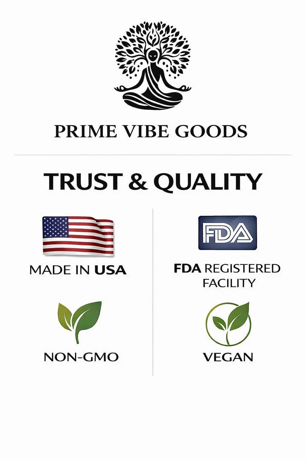 Prime Vibe Goods Lift & Drift – Energy & Stress Support Supplement – Adaptogens for Focus, Relaxation & Sleep – Ashwagandha, Magnesium, Rhodiola, GABA, Maca – Vegan (2-Pack, 120 Capsules) - dailyvitalstore