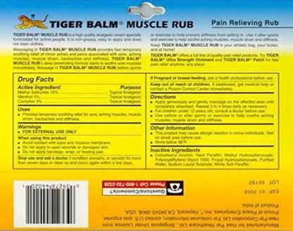 Prince of Peace Tiger Balm Muscle Rub - dailyvitalstore