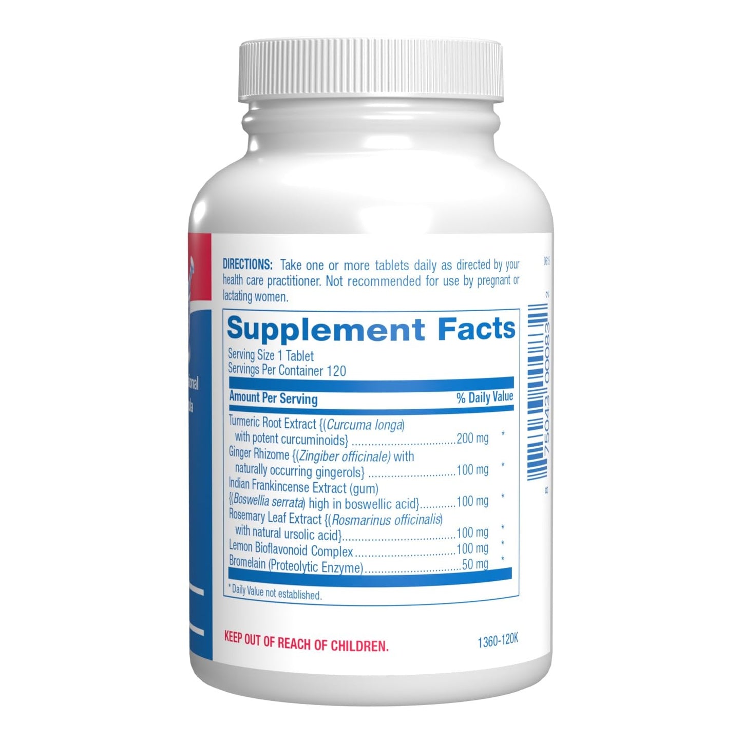 Pro ENZ Joint Support Supplement - Clinical Formula Turmeric Boswellia Supplement for Joint & Cartilage Mobility and Comfort Support Plus Eicosanoid Management with Proteolytic Enzymes (120 Servings) - dailyvitalstore