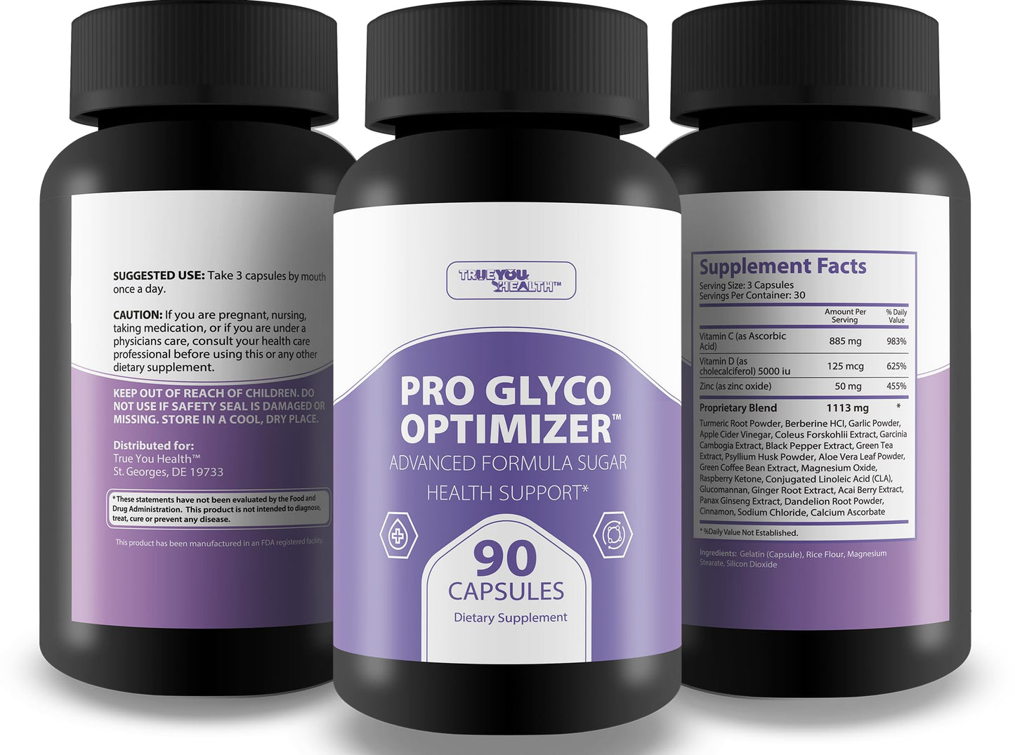 Pro Glyc0 Optimizer - Our Best Sugar Health Support Supplement - Our Best Overall Blood Health & Blood Circulation Support Supplement - Natural Blood Balance Blood Booster Pills - dailyvitalstore