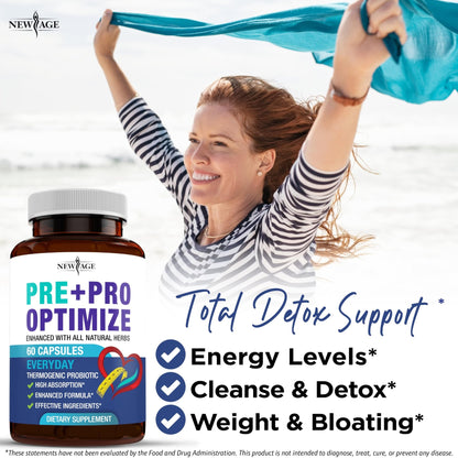 Pro Optimize Probiotics for Women, Menopause, 70 Billion CFU, Digestive Health - Relief for Bloating, Hot Flashes, Joint Support, Night Sweats - Gut Health & Metabolism - Dong Quai (120 (Pack of 2)) - dailyvitalstore