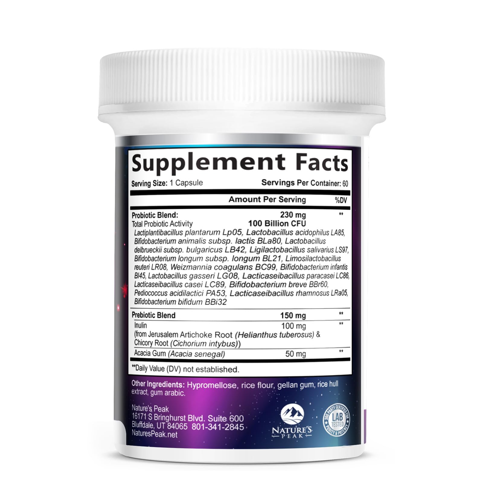 Probiotics for Digestive Gut Health - 100 Billion CFU Per Capsule, 16 Premium Strains & Prebiotics - Best Probiotics for Women & Men, Occasional Constipation - dailyvitalstore