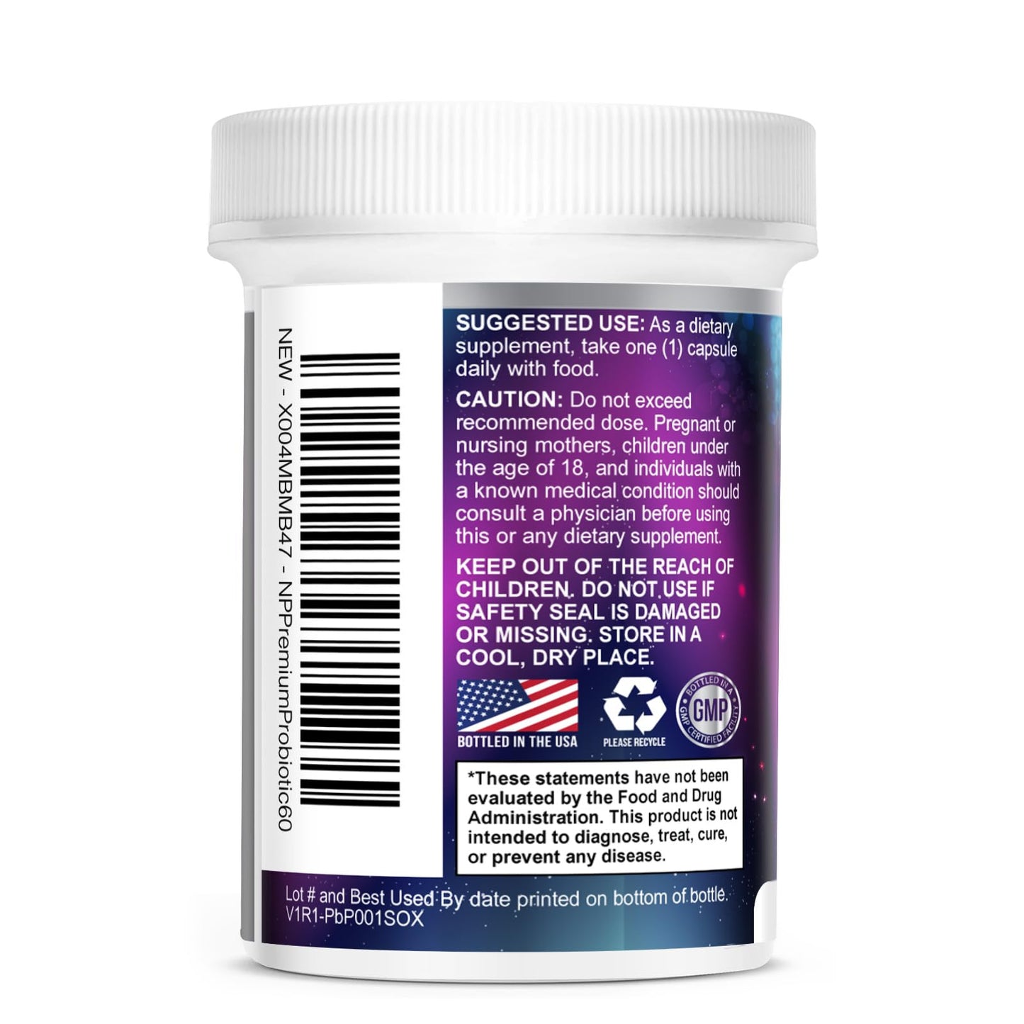 Probiotics for Digestive Gut Health - 100 Billion CFU Per Capsule, 16 Premium Strains & Prebiotics - Best Probiotics for Women & Men, Occasional Constipation - dailyvitalstore