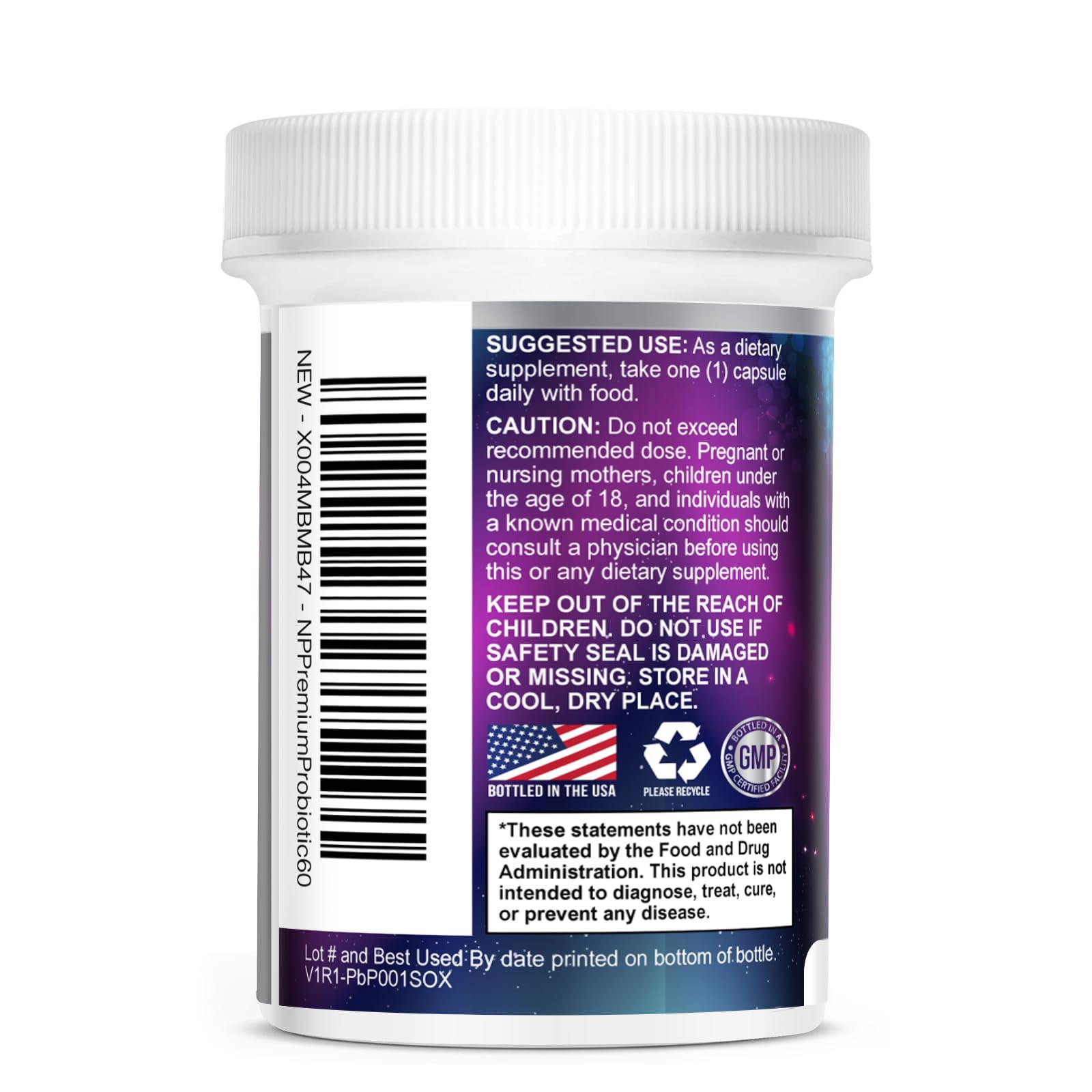 Probiotics for Digestive Gut Health - 100 Billion CFU Per Capsule, 16 Premium Strains & Prebiotics - Best Probiotics for Women & Men, Occasional Constipation - dailyvitalstore