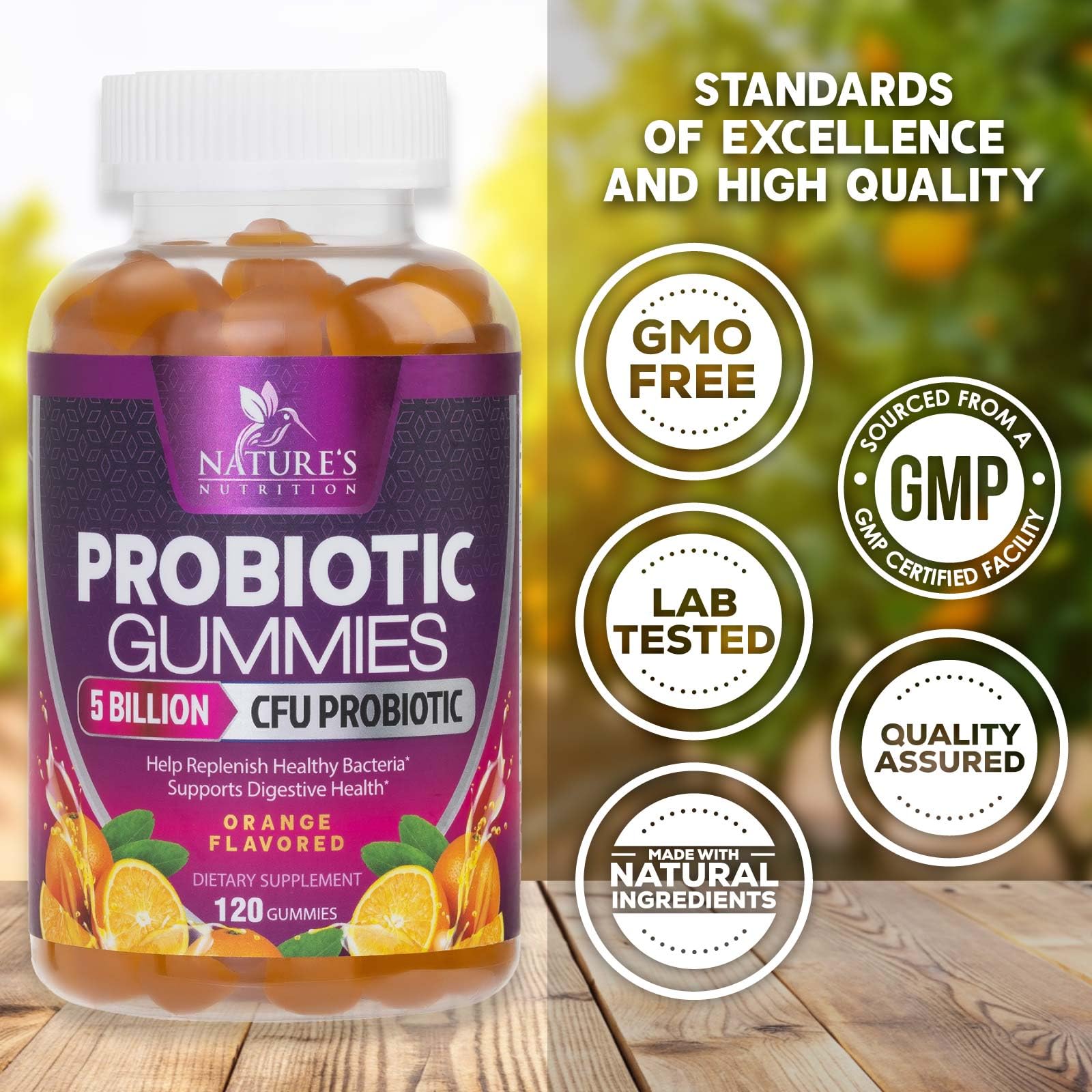 Probiotics for Digestive Health Gummies - 6 Unique Strains for Daily Immune Support & Gut Health, Supports Constipation, Gas & Bloating - Best Probiotic Supplement - dailyvitalstore