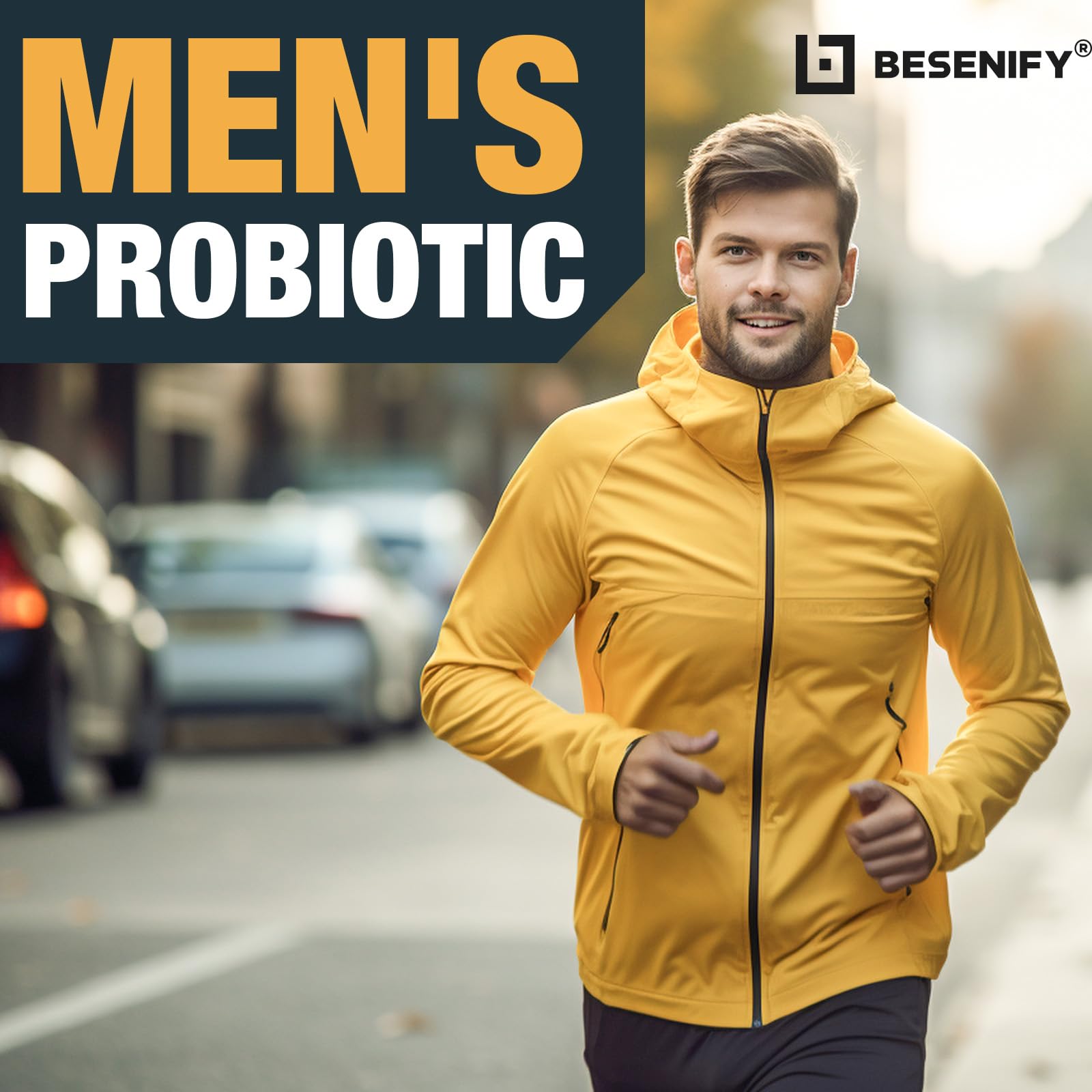 Probiotics for Men, 500 Billion CFUs & 12 Strains, Men's Probiotic with Turmeric, Cranberry, Goji - Probiotics for Digestive Health, Immune, Stomach, - dailyvitalstore