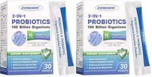 Probiotics for Women & Men - 100 Billion Plus Digestive Enzymes & Prebiotics, Highest Potency 3-in-1 Complete Probiotics for Digestive Health, Immune Support (Pack of 2) - dailyvitalstore