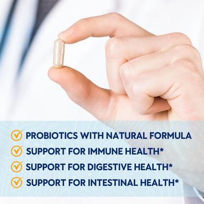 Probiotics for Women & Men 120 Billion CFU with 36 Probiotic Strains for Digestive Health and Gut Health, Delayed Release Capsules, Stomach Acid Resistant, - dailyvitalstore
