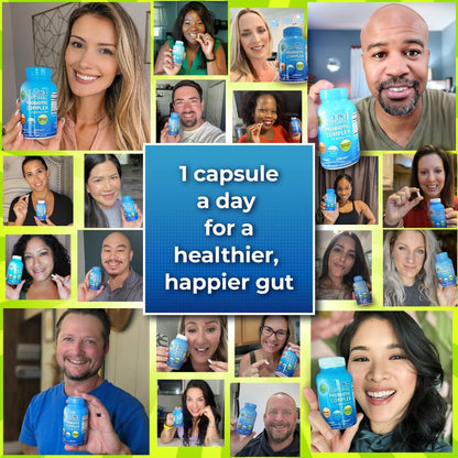 Probiotics with Digestive Enzymes and Prebiotic for Women and Men - 3-In-1 Vegan Probiotic Prebiotic Multi Enzyme Complex for Gut Health - dailyvitalstore