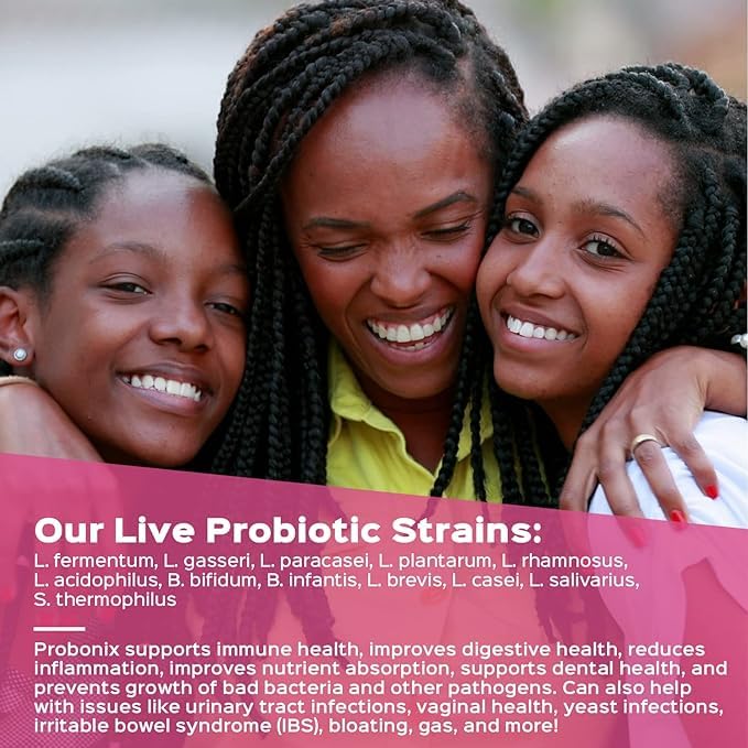 Probonix Humarian Liquid Probiotics for Women - 12-Strain Probiotic Drops to Fortify Women’s Gut Health, Vaginal Health, Immunity and Overall Wellness - 30-Day Supply - Delicious Grape Flavor - dailyvitalstore