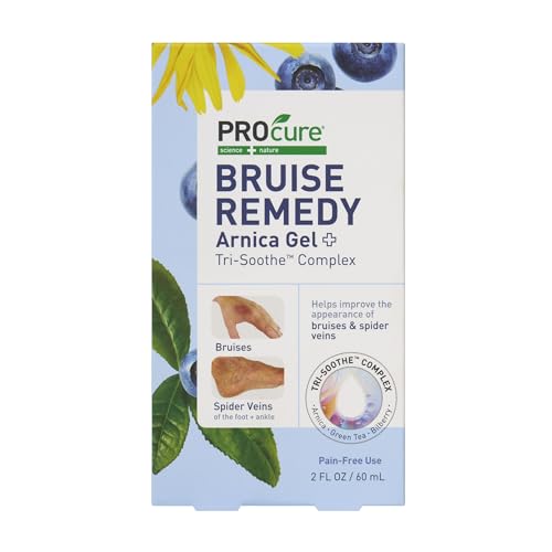 PROcure Arnica & MSM Bruise Remedy Gel – Paraben-Free, Unscented Arnica Montana Gel for Bruising, Spider Veins & Skin Discoloration – 2 Pack - dailyvitalstore
