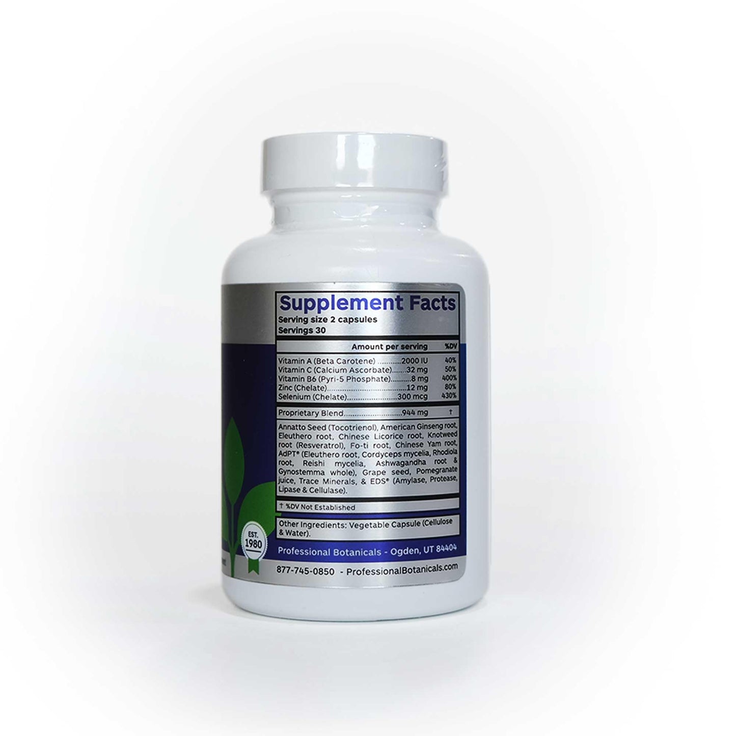 Professional Botanicals Calm Attention - Natural Attention and Mood Support, Rosemary, Vitamin B6, Gotu Kola, Focus, Relaxation, and Concentration Aid - 60 Veg Capsules - dailyvitalstore