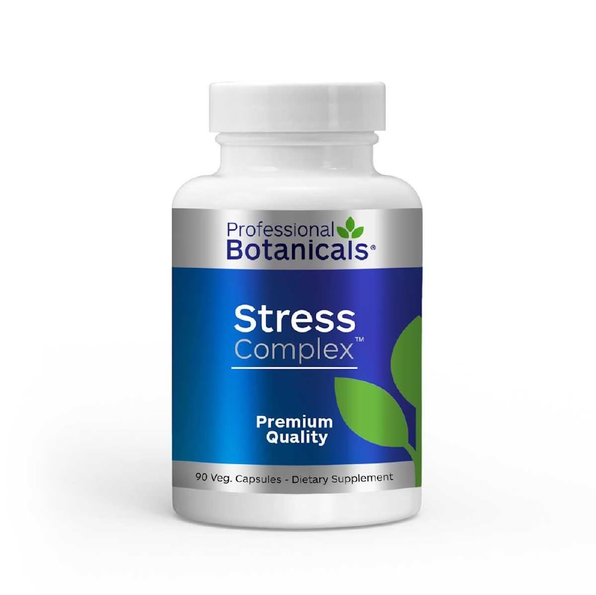 Professional Botanicals Stress Complex, Stress, Energy and Mood Support - 60 Vegetarian Capsules - dailyvitalstore
