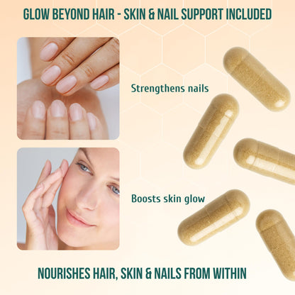 Project Anti-Aging Menopause Hair Don’t Care – Hair Growth Vitamins for Women 40+ to Support Thinning, Volume, Skin & Nails – Nutrient-Rich Supplement for Stronger, Fuller – Visible Results - dailyvitalstore