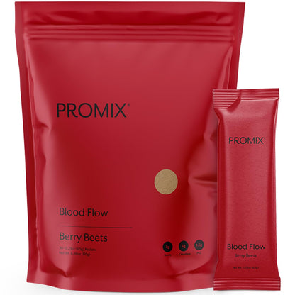 ProMix Nutrition Blood Flow - Nitric Oxide Supplement with Organic US Beet Root Powder - Cold Pressed, Low Temp Dehydration - 30 Servings - dailyvitalstore