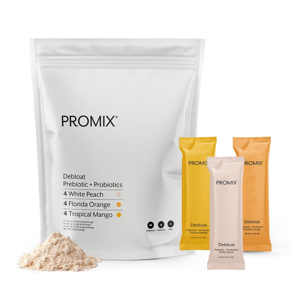 ProMix Nutrition Debloat Prebiotics and Probiotics - Digestive Health, Nausea Relief, Gut Repair, and Bloating Relief for Women and Men - dailyvitalstore