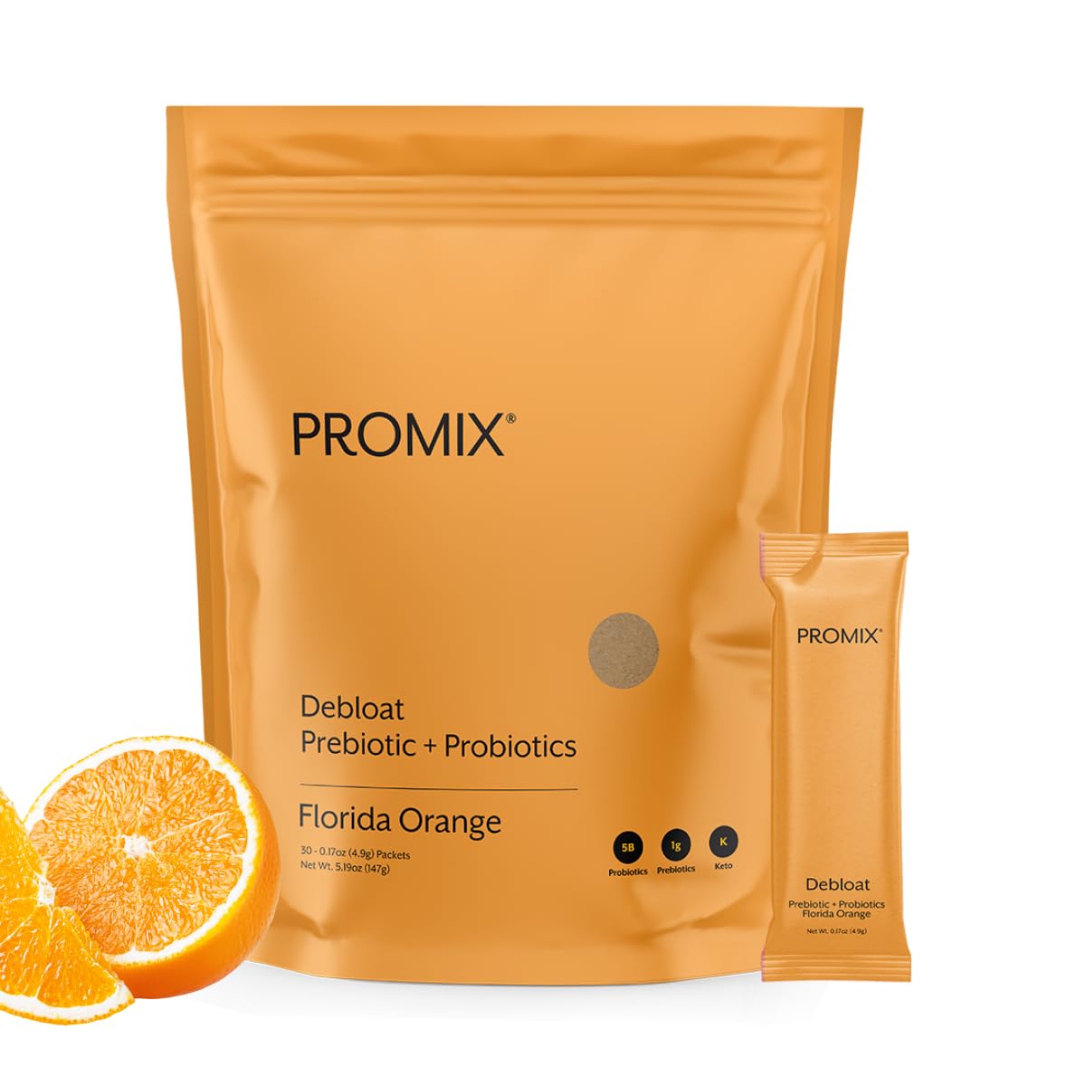 ProMix Nutrition Debloat Prebiotics and Probiotics with Baobab - Rich in Vitamin C, Bloating Relief, Immune Support - dailyvitalstore