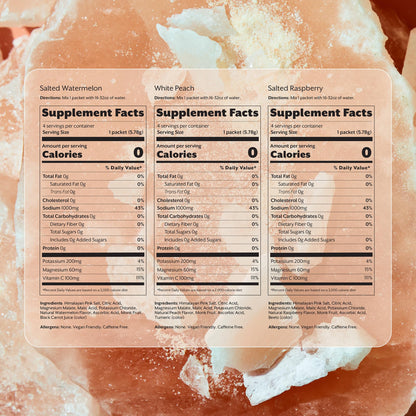 ProMix Nutrition Electrolytes Powder Hydration Packets - Himalayan Pink Salt, Magnesium, Potassium, Vitamin C - Variety Pack, Lightly Sweetened - 12 Servings (Pack of 12) - dailyvitalstore