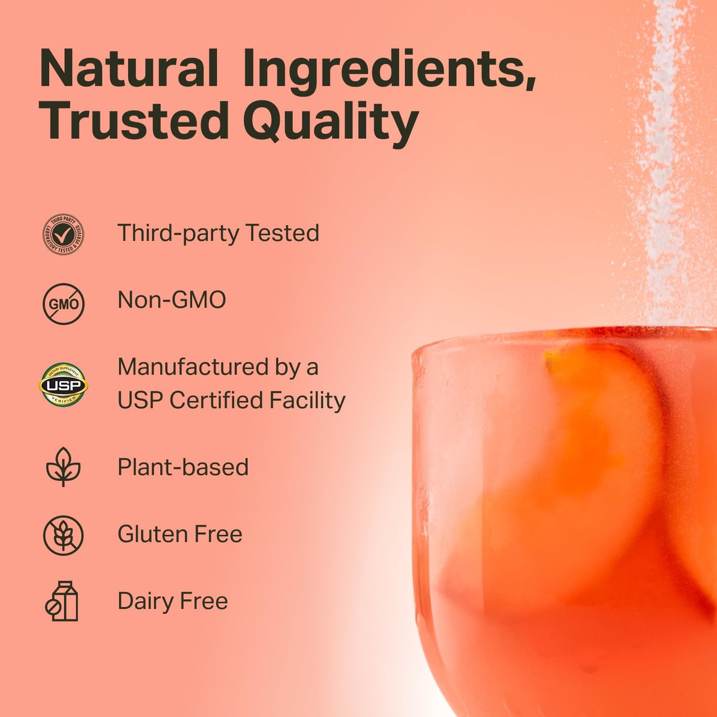 Proper, The Corals Daily Glow Beauty Blend - Nutrient Dense Superfood Powder with Collagen Peptides, Hyaluronic Acid Powder, Vitamin C, and MSM. Hair, Skin, Nail Vitamin Supplement for Women & Men - dailyvitalstore