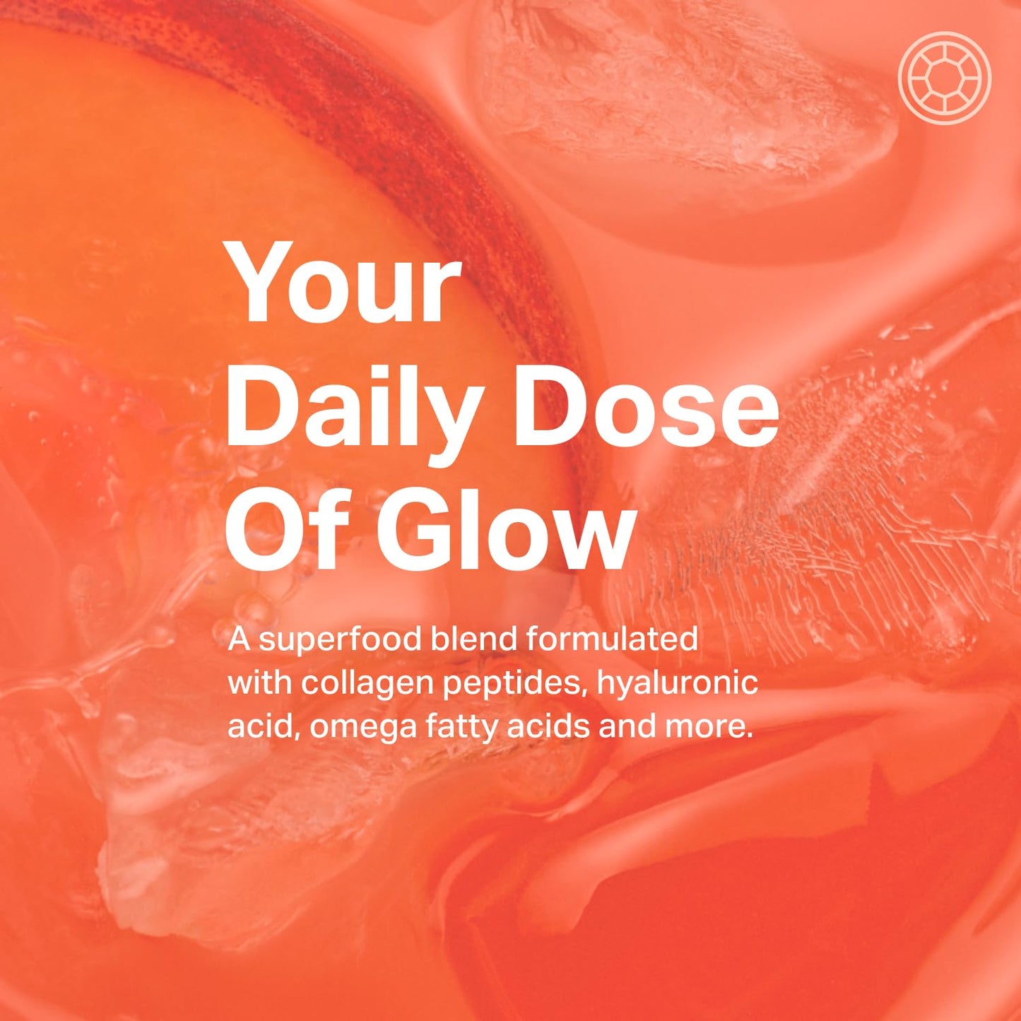Proper, The Corals Daily Glow Beauty Blend - Nutrient Dense Superfood Powder with Collagen Peptides, Hyaluronic Acid Powder, Vitamin C, and MSM. Hair, Skin, Nail Vitamin Supplement for Women & Men - dailyvitalstore