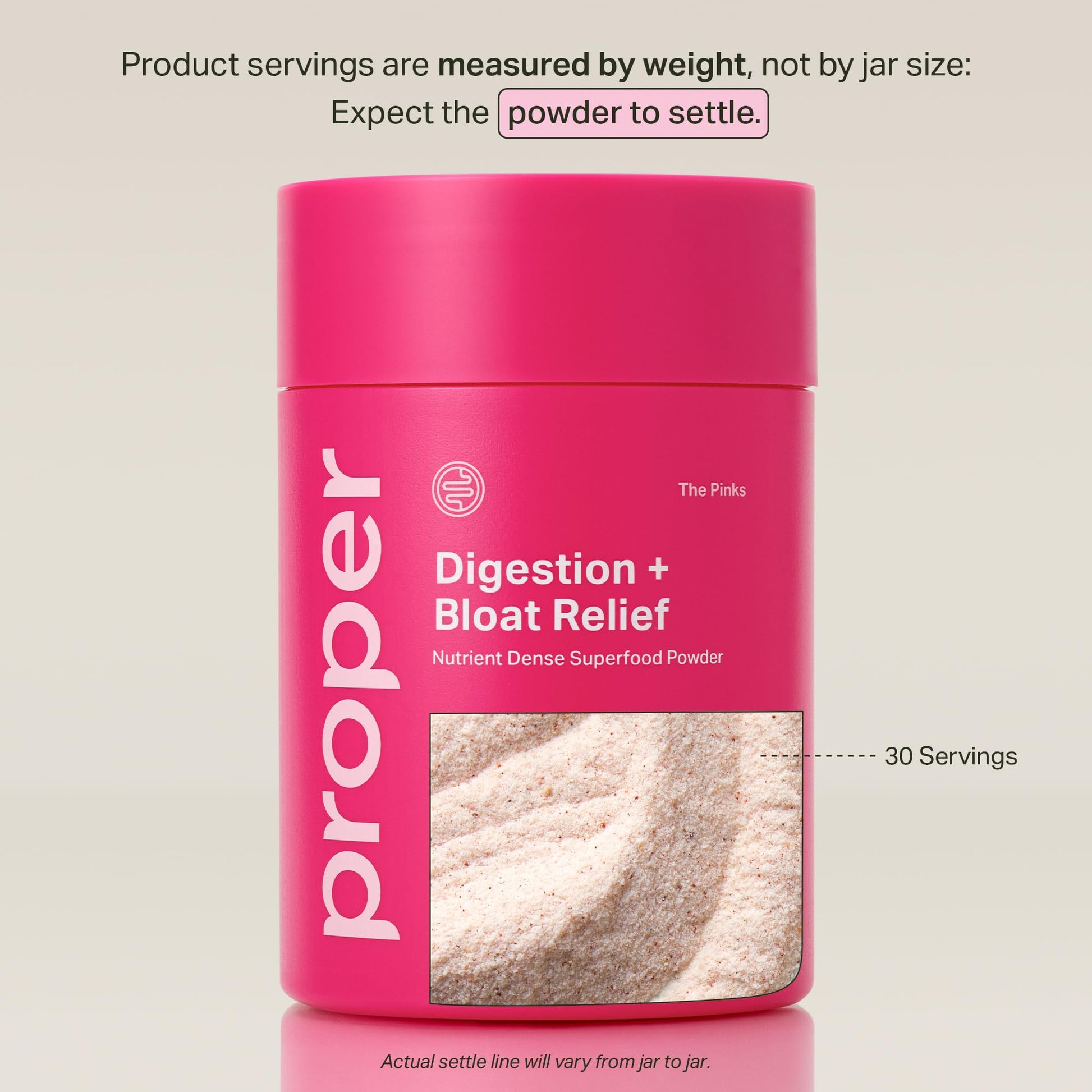 Proper, The Pinks Digestion and Bloat Relief. Drink Mix with Gut Health Probiotics, Prebiotics, Beet Root & Enzymes for Digestive Support. Bloating and Microbiome - dailyvitalstore