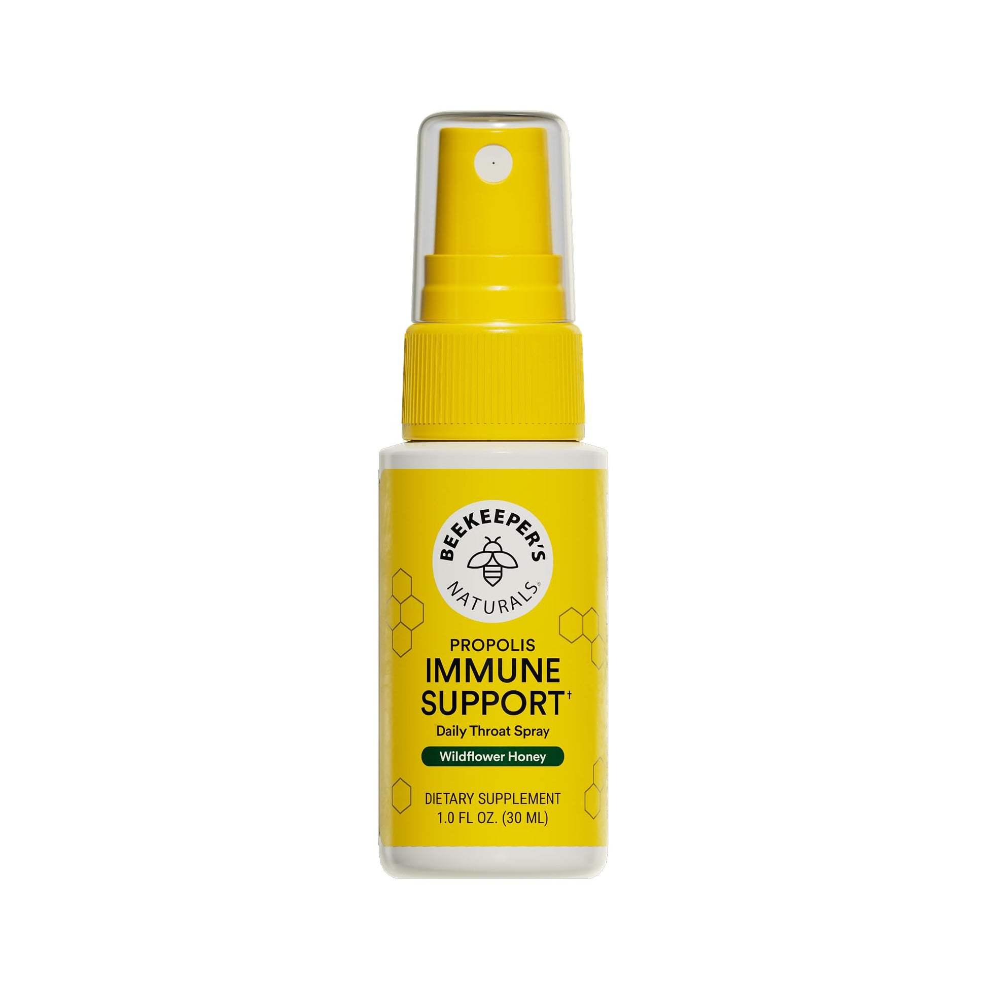 Propolis Throat Spray by Beekeeper's Naturals - 95% Bee Propolis Extract, Natural Immune Support & Sore Throat Relief - Antioxidants, Keto, Paleo, Gluten-Free (1.0 oz)(Pack of 1) - dailyvitalstore