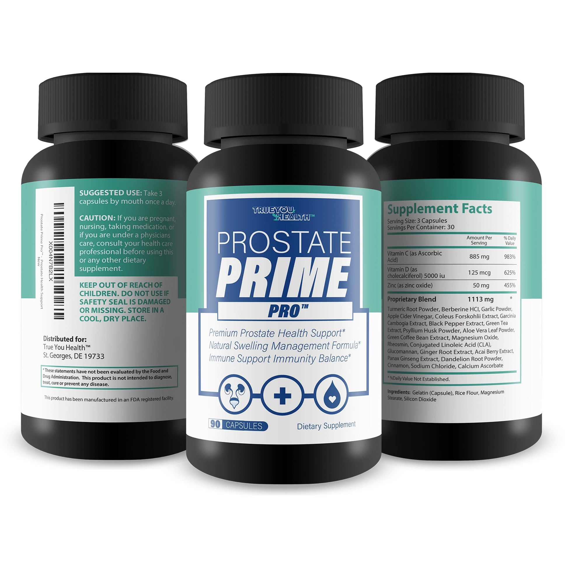 Prostate Prime Pro - Improved Formula - Our Best Prostate Support Supplement For Men’s Health - Natural Prostatitis Prostate Health - Natural Prostate Remedies - Men Prostate Vitamin Prostaprime Pills - dailyvitalstore